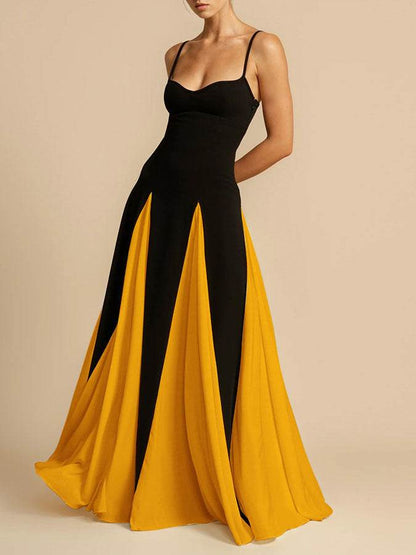 A halter dress with a large skirt hem - Price Value Store