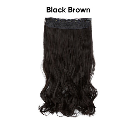 Long Curly Synthetic Hair Extensions with Clips