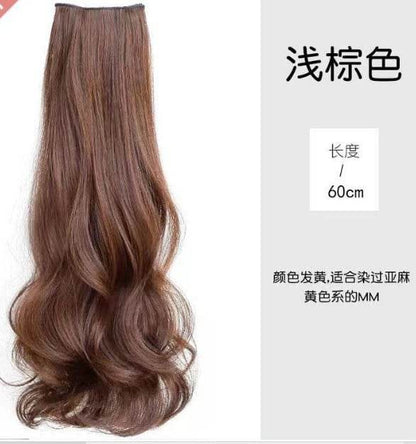 3-Piece Seamless Invisible Long Curly Hair Extensions for Women - Price Value Store