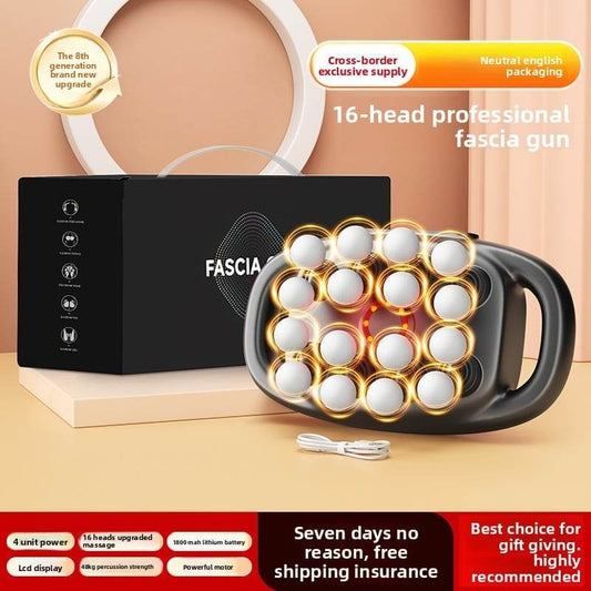 The multi-head fascia gun delivers powerful and deep strikes - Price Value Store