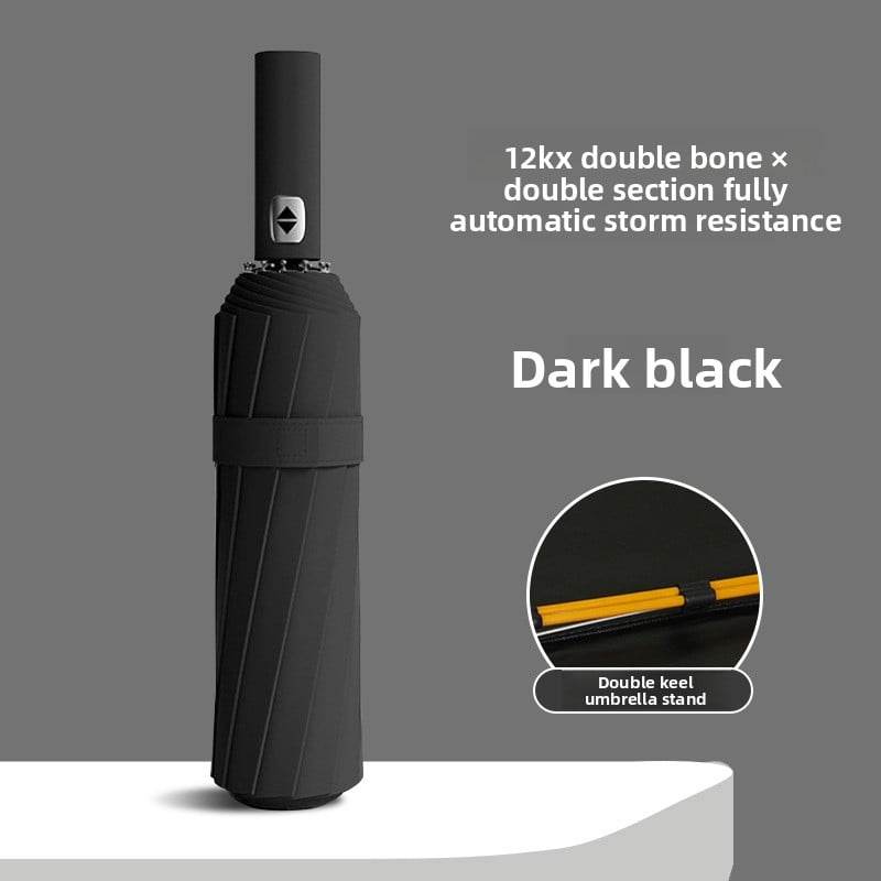 24-Bone Double Keel Fully Automatic UV Protection Umbrella - Price Value Store