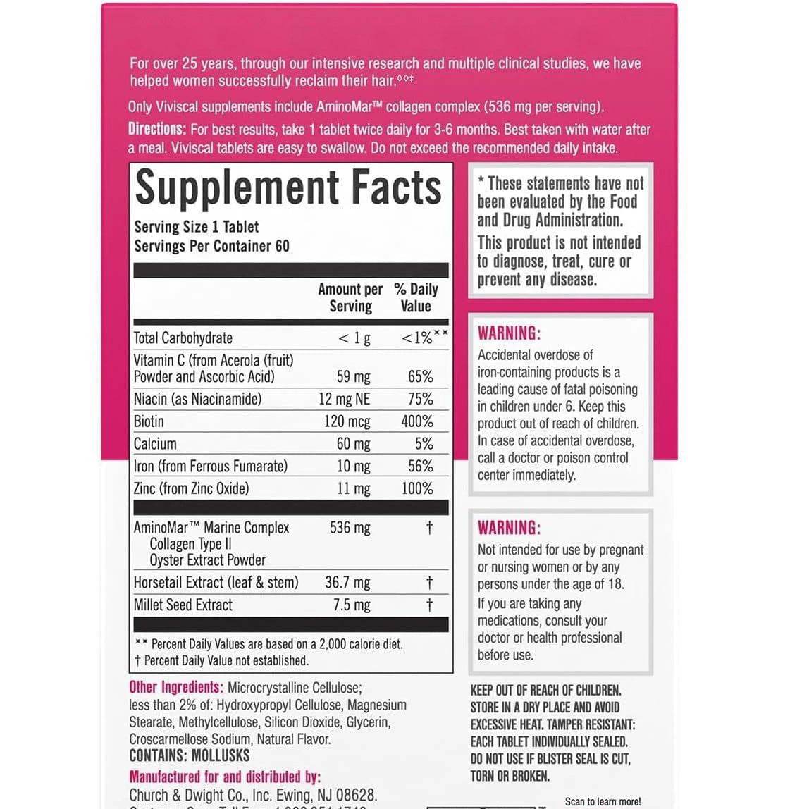 Hair Growth Supplement with Collagen for Women - Price Value Store