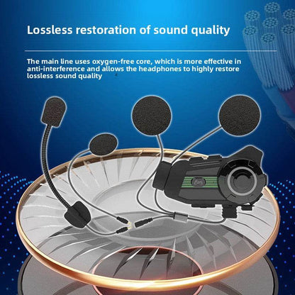 Wireless Motorcycle Helmet Bluetooth Headset with 2K Camera and Intercom - Price Value Store