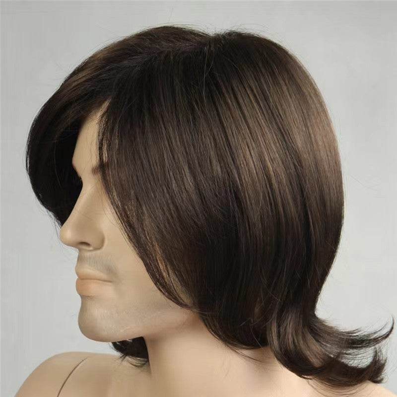 Brown New Men's Wig - Price Value Store