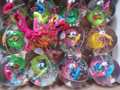 Crystal elastic ball transparent glittering toy - Price Value Store