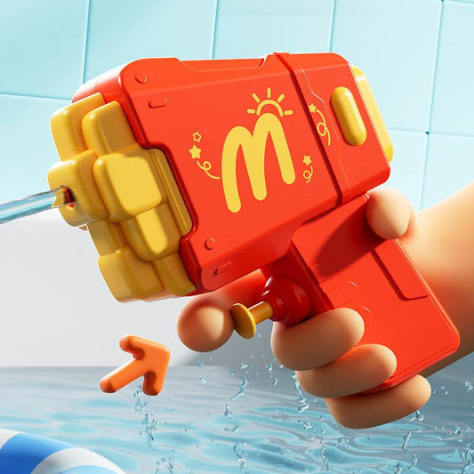 Hamburgers, fries, toy water gun - Price Value Store