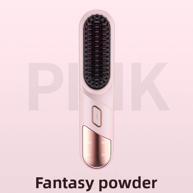 LCD display ceramic straight hair comb - Price Value Store