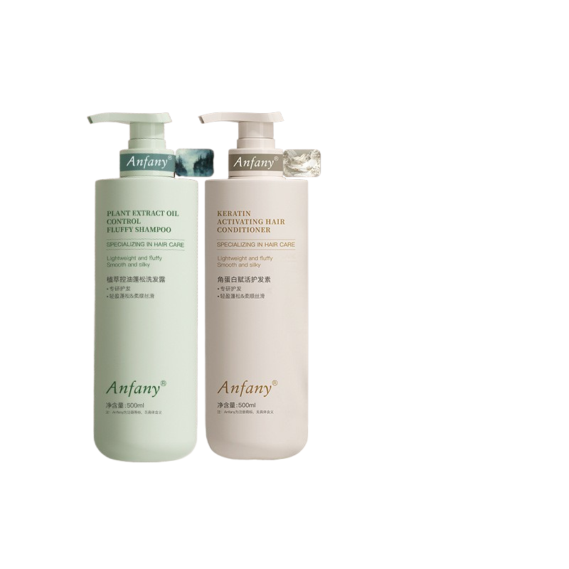 Plant-based oil-control and volumizing shampoo