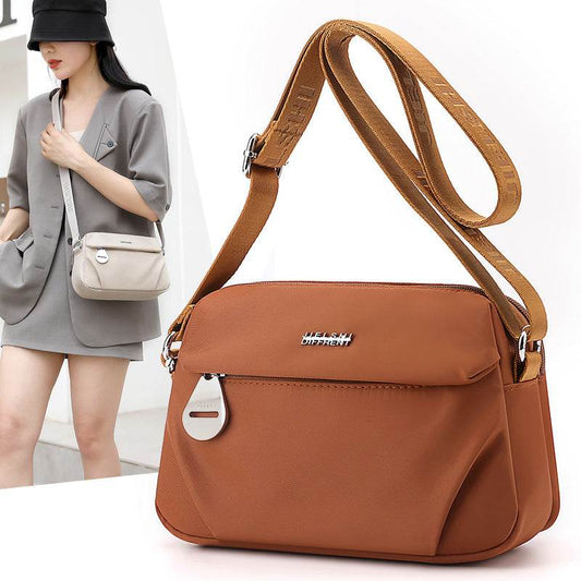Fashion Simple Nylon Shoulder Bag Simple Versatile Cross-Body Bag Large Capacity Women's Casual Bag - Price Value Store