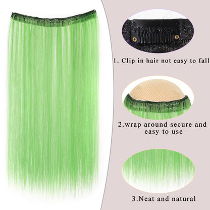 Colorful ear-hanging hair extensions