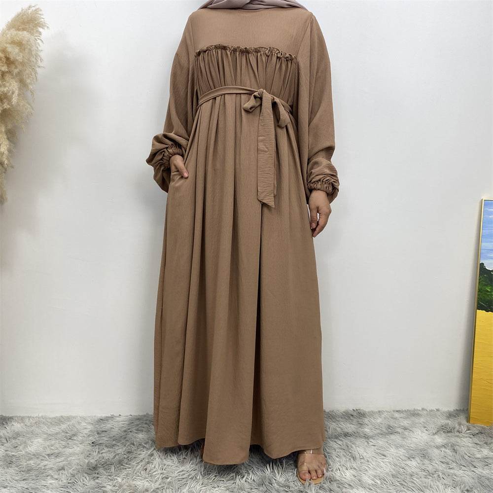 Muslim Abaya Dress with Side Pockets - Price Value Store