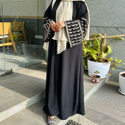 Embroidered tassel cardigan robe - Price Value Store
