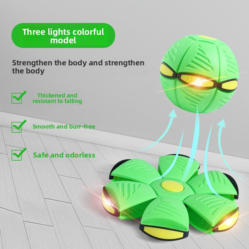 Magic UFO Light-Up Bouncing Deformation Ball
