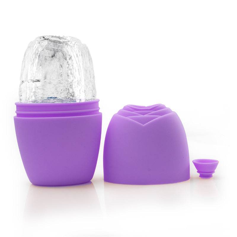 Silicone ice pack with rose-shaped ice mold - Price Value Store