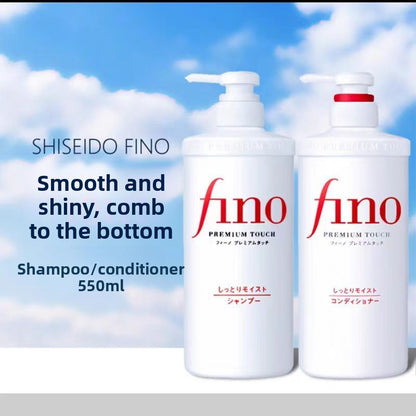 Shampoo makes hair smooth and reduces frizz.