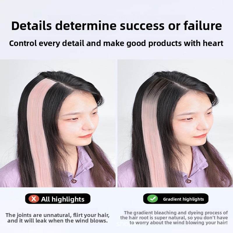 Colorful one-piece wig pieces - Price Value Store