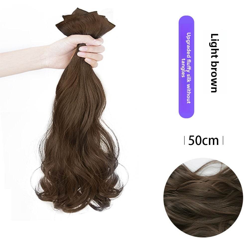 Three-piece large wavy wig pieces - Price Value Store