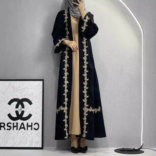 Elegant Embroidered Cardigan Robe for Women - Price Value Store