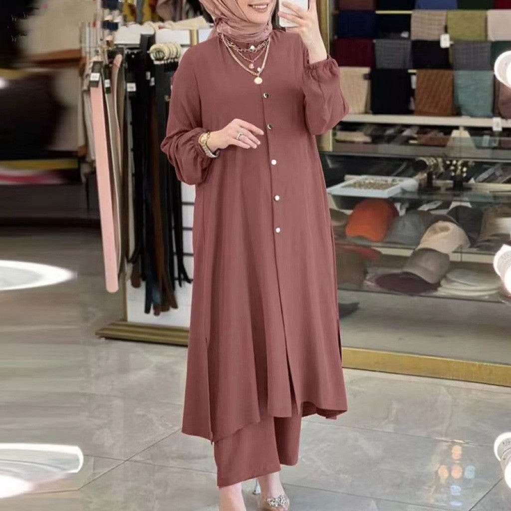 Silk shirt and pants set - Price Value Store
