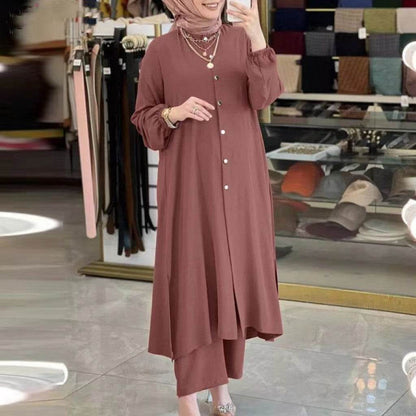 Silk shirt and pants set - Price Value Store