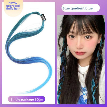 One-piece invisible braided hair rope