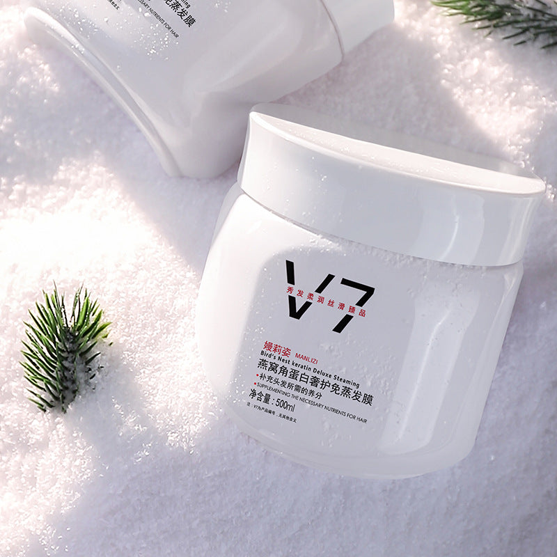 Improving dry frizz smooth hair mask