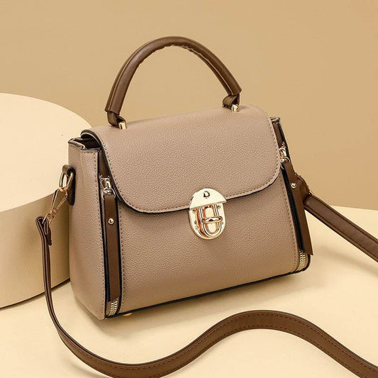 Women's Fashion PU Lock Large Capacity Shoulder Crossbody Bag - Price Value Store