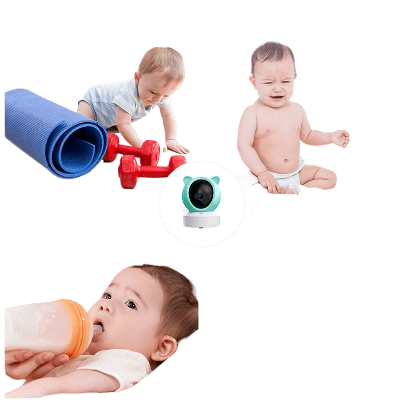 Graffiti WiFi Wireless Remote Video Baby Monitor with Screen Mobile Tracking Cry Alarm Baby Monitor - Price Value Store