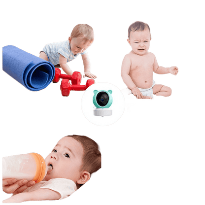 Graffiti WiFi Wireless Remote Video Baby Monitor with Screen Mobile Tracking Cry Alarm Baby Monitor - Price Value Store