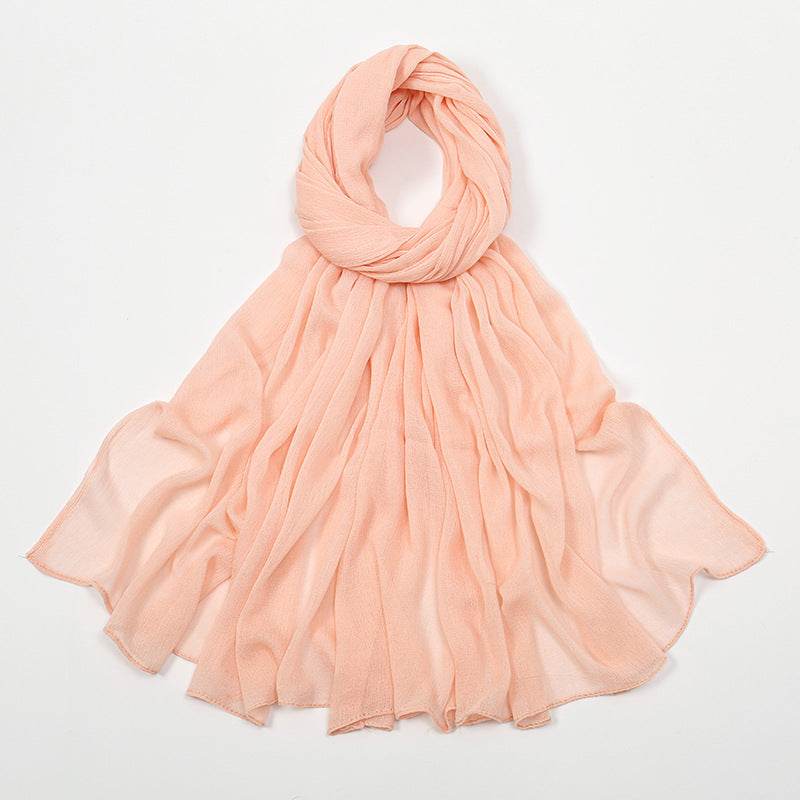 Solid-color simple headscarf - Price Value Store