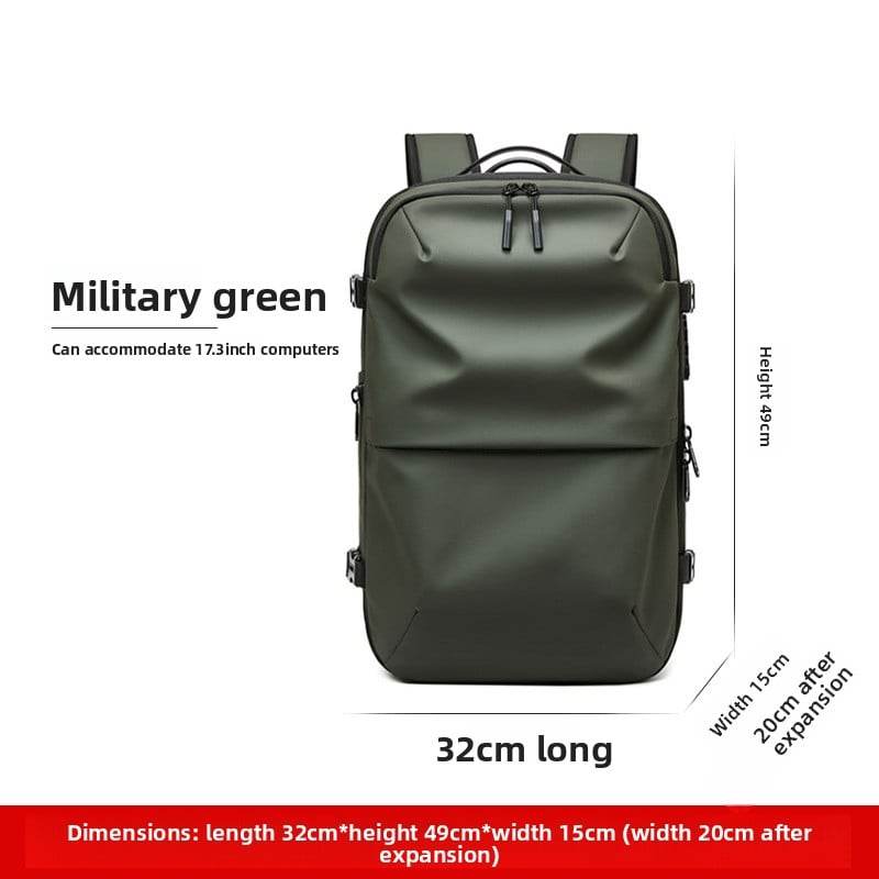 Men's expanded backpack with dual shoulder straps - Price Value Store