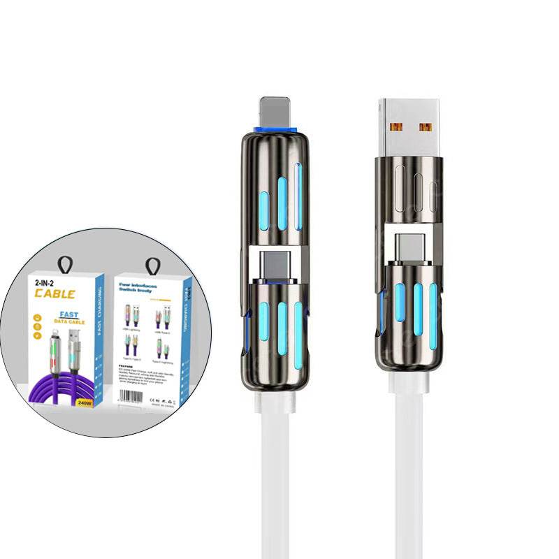 4-in-1 usb mobile phone data cable - Price Value Store