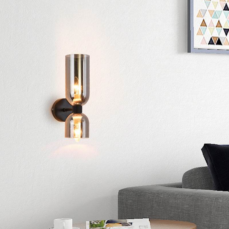 Nordic post-modern wall lamp retro wall lamp up and down lighting bedside lamp bed and breakfast hotel personalized wall lamp - Price Value Store
