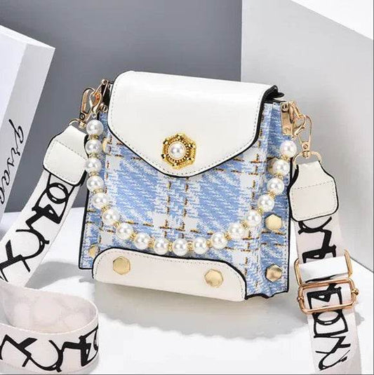 Elegant Pearl Chain Crossbody Bag ? Cute Princess-Inspired Phone Purse for Women - Price Value Store