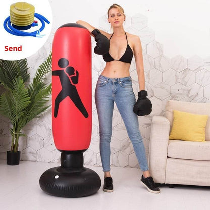 Inflatable fitness boxing column untoppleable figure - Price Value Store