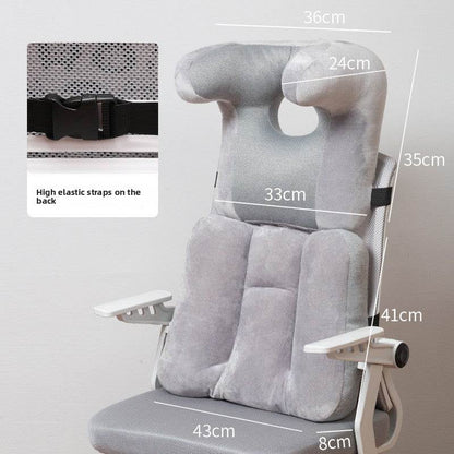 Ergonomic Office Sleeping Pillow for Neck and Back Support, Comfy Nap Headrest Cushion - Price Value Store
