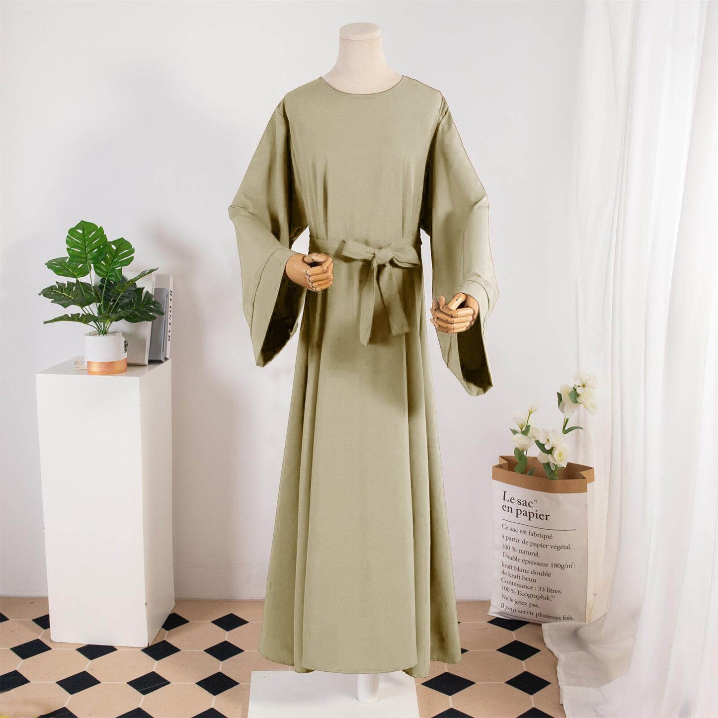Plain-colored casual robes - Price Value Store