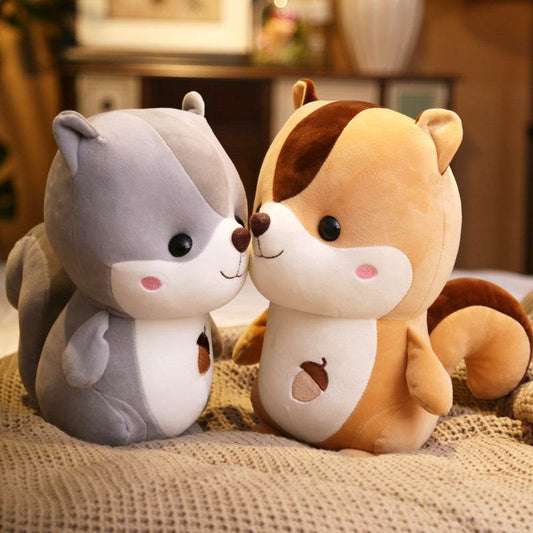 Cute Squirrel Plush Doll Soft Stuffed Animal Toy - Price Value Store