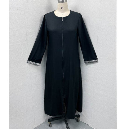 Zippered cardigan robe - Price Value Store