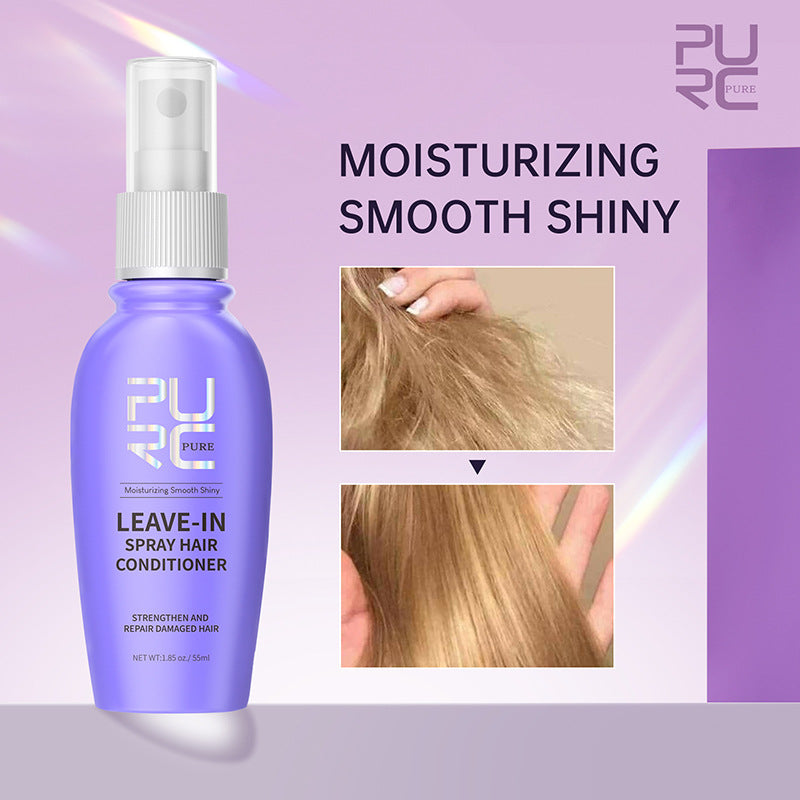 No-steam, no-wash hair care essential oil spray