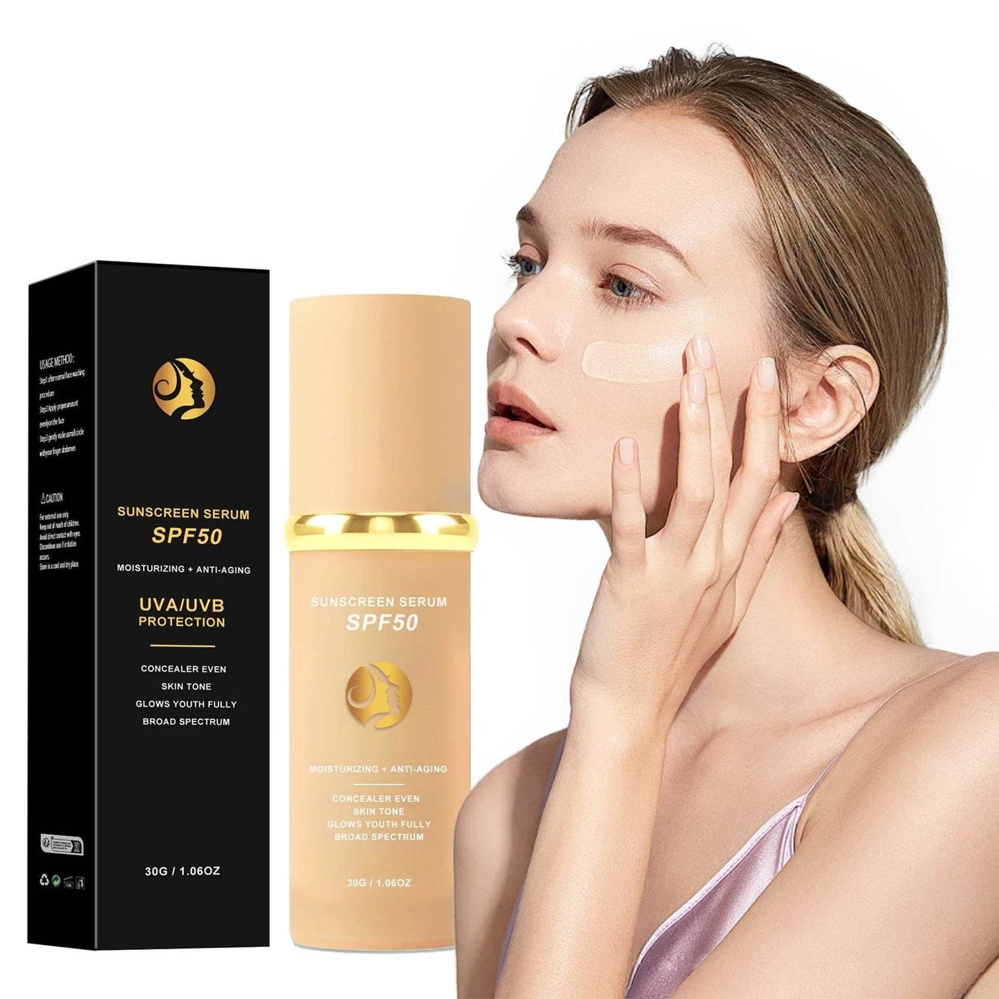 SPF50 4-in-1 Bionic Color-Changing Sunscreen with Concealer & Moisturizer - Price Value Store