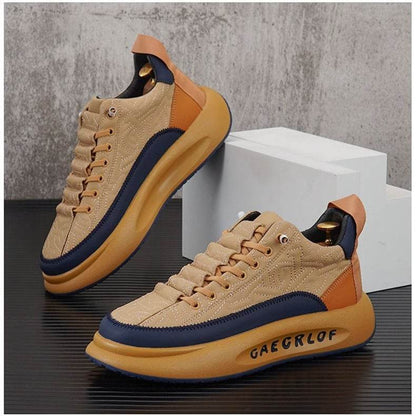 Leather men's casual durable slip-on shoes - Price Value Store