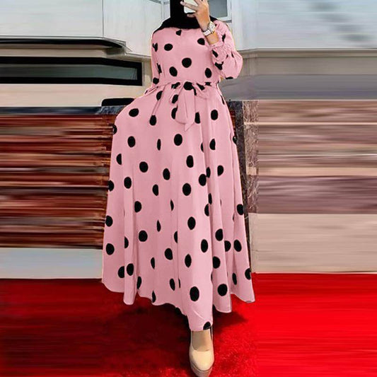 Long Sleeve Loose Swing Dress - Price Value Store