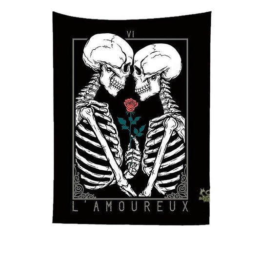 Cross-border exclusive for ins Nordic style hanging cloth custom bedside layout background cloth wall cloth bedroom living room tapestry custom - Price Value Store