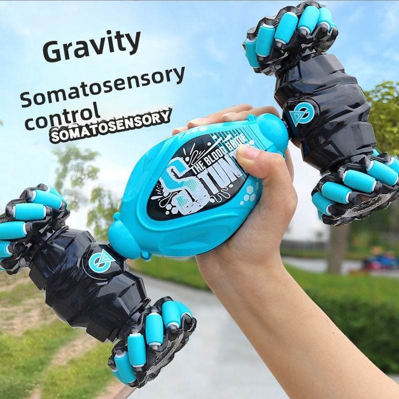 Gesture Induction Deformation Remote Control Car Children's Toy Twisted Four-wheel Drive Climbing Racing Car Boy Charged Electric Off-road Vehicle - Price Value Store