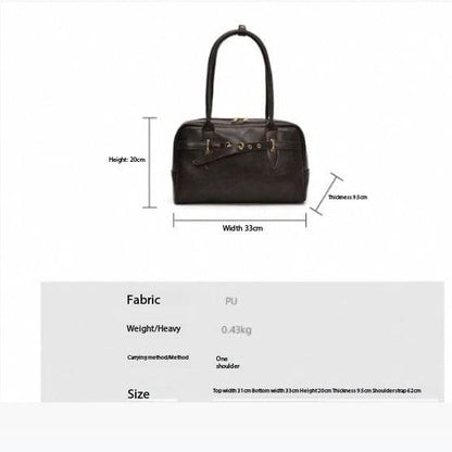 Retro Large Capacity Shoulder Bag for Women - Price Value Store