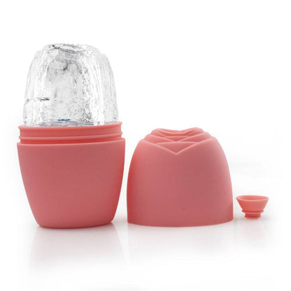 Silicone ice pack with rose-shaped ice mold - Price Value Store