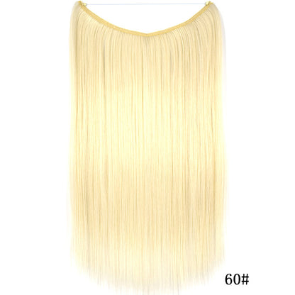 Seamless Straight Synthetic Hair Patch