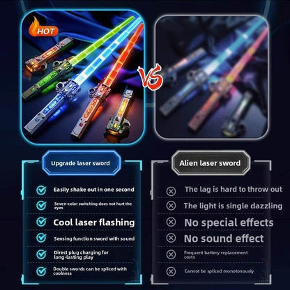 The two-in-one laser sword with seven-color retractable function - Price Value Store