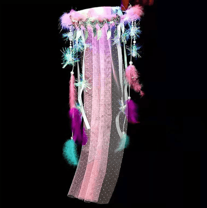 LED Light-Up Wedding Veil with Hair Clip for Women and Kids - Price Value Store